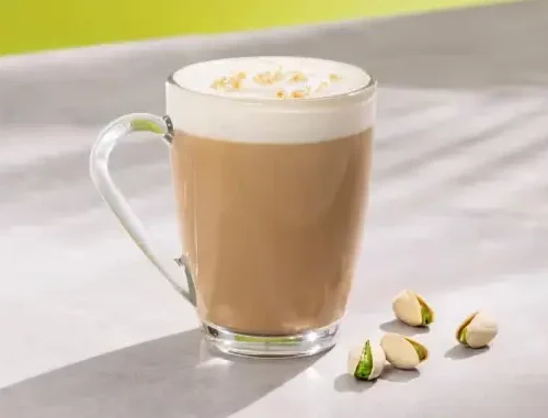 Pistachio latte Hot Coffee